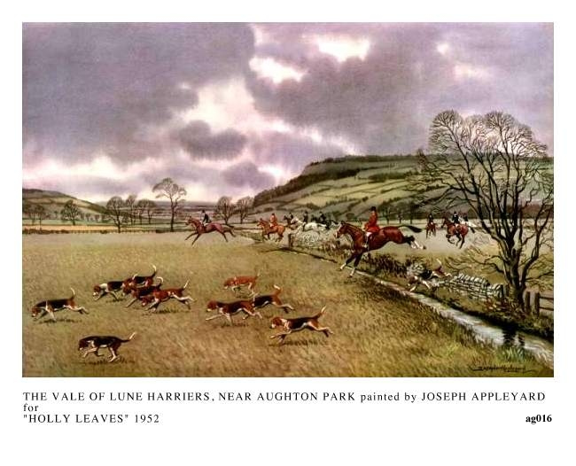 THE VALE OF LUNE HARRIERS NEAR AUGHTON PARK painted by JOSEPH APPLEYARD