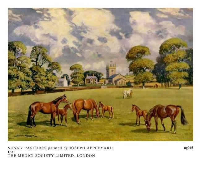 SUNNY PASTURES painted by JOSEPH APPLEYARD