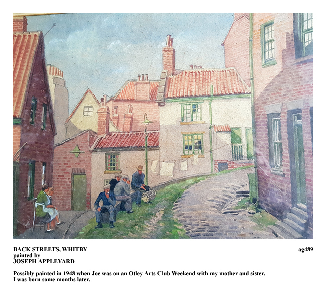 BACK STREETS WHITBY painted by JOSEPH APPLEYARD