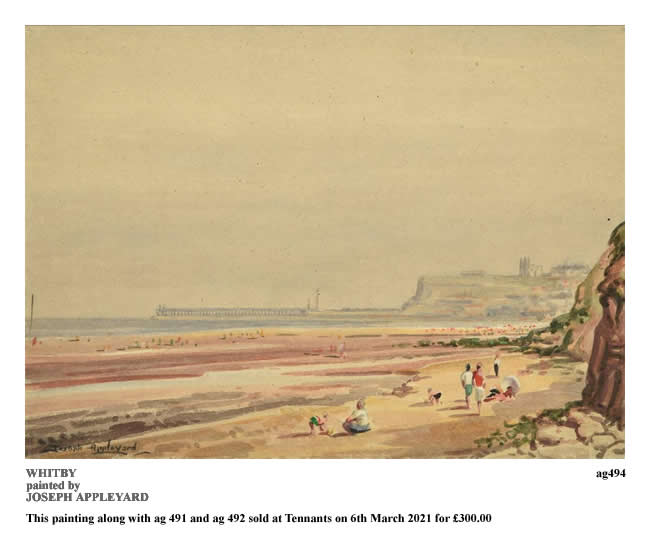 WHITBY painted by JOSEPH APPLEYARD