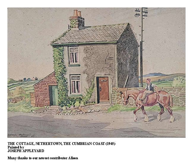 THE COTTAGE, NETHERTOWN, THE CUMBRIAN COAST (1945)