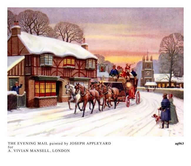 THE EVENING MAIL painted by JOSEPH APPLEYARD