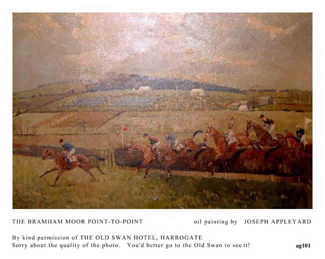 THE BRAMHAM MOOR POINT-TO-POINT painted by JOSEPH APPLEYARD