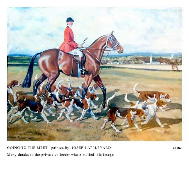 GOING TO THE MEET painted by JOSEPH APPLEYARD