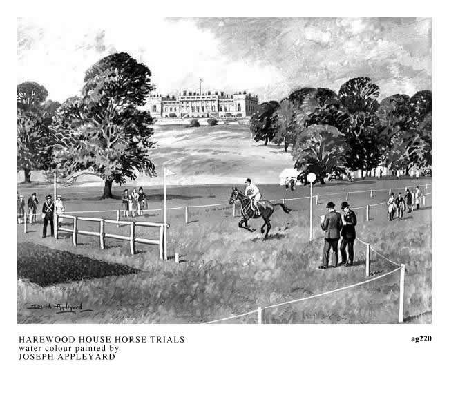HAREWOOD HOUSE HORSE TRIALS painted by JOSEPH APPLEYARD