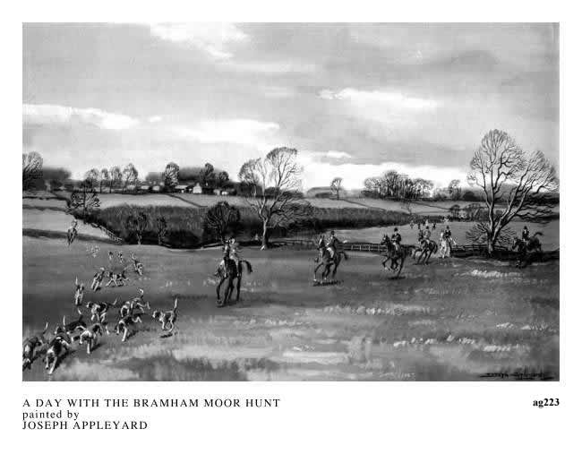 A DAY WITH THE BRAMHAM MOOR HUNT painted by JOSEPH APPLEYARD