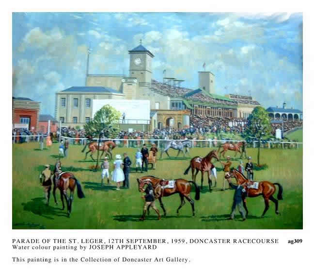 ADE OF THE ST LEGER, SEPTEMBER 1959 painted by JOSEPH APPLEYARD