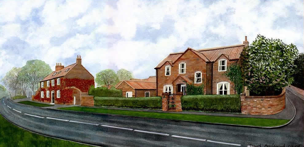 SIWARD HOUSE, HESLINGTON, YORK painted by DAVID APPLEYARD