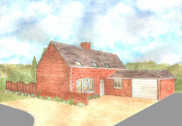 HOUSING DEVELOPMENT painted by DAVID APPLEYARD