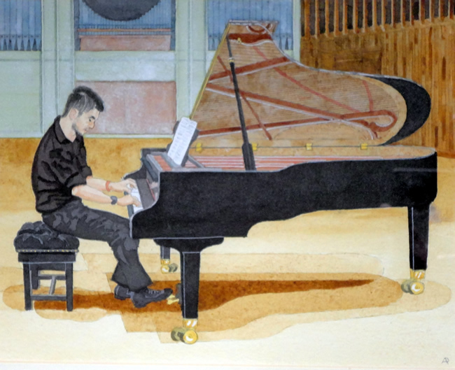 ANDREW'S RECITAL painted by DAVID APPLEYARD