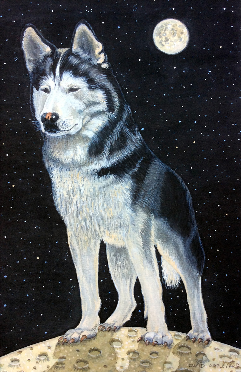 MOONDOG painted by DAVID APPLEYARD