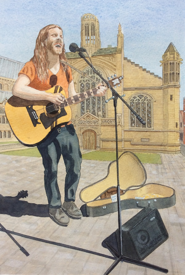JOSKA BUSKING painted by DAVID APPLEYARD