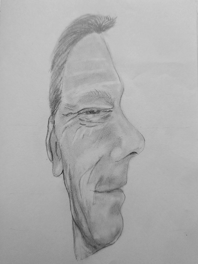 SILLY SELFIE FOR DAVE by DAVID APPLEYARD